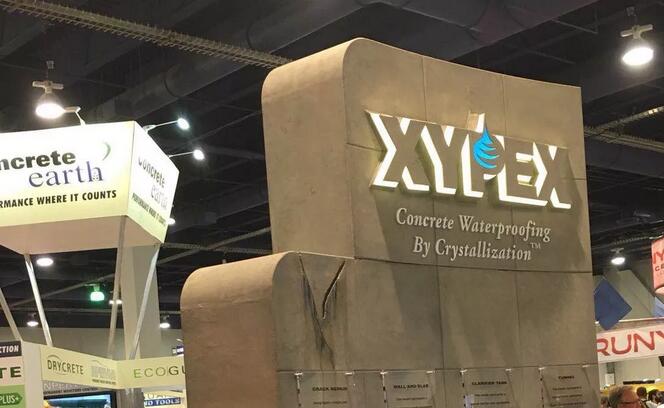 2018年世界混凝土博覽會上的XYPEX